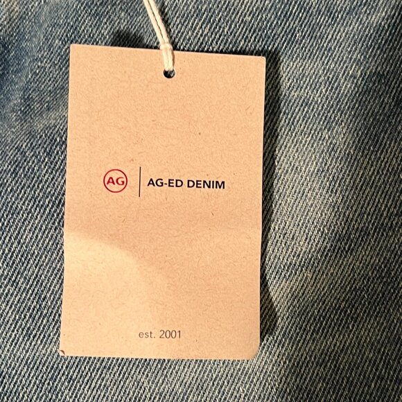 AG Adriano Goldschmied women's jeans 26 blue high waist relaxed vintage straight - Picture 7 of 15